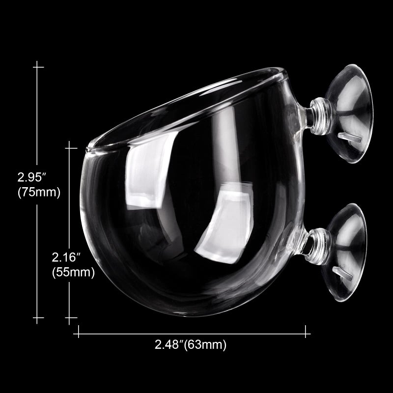 WEAVERBIRD Aquarium Plant Decoration with 2 Suction Cups for Fish Tank, Glass - Image 2